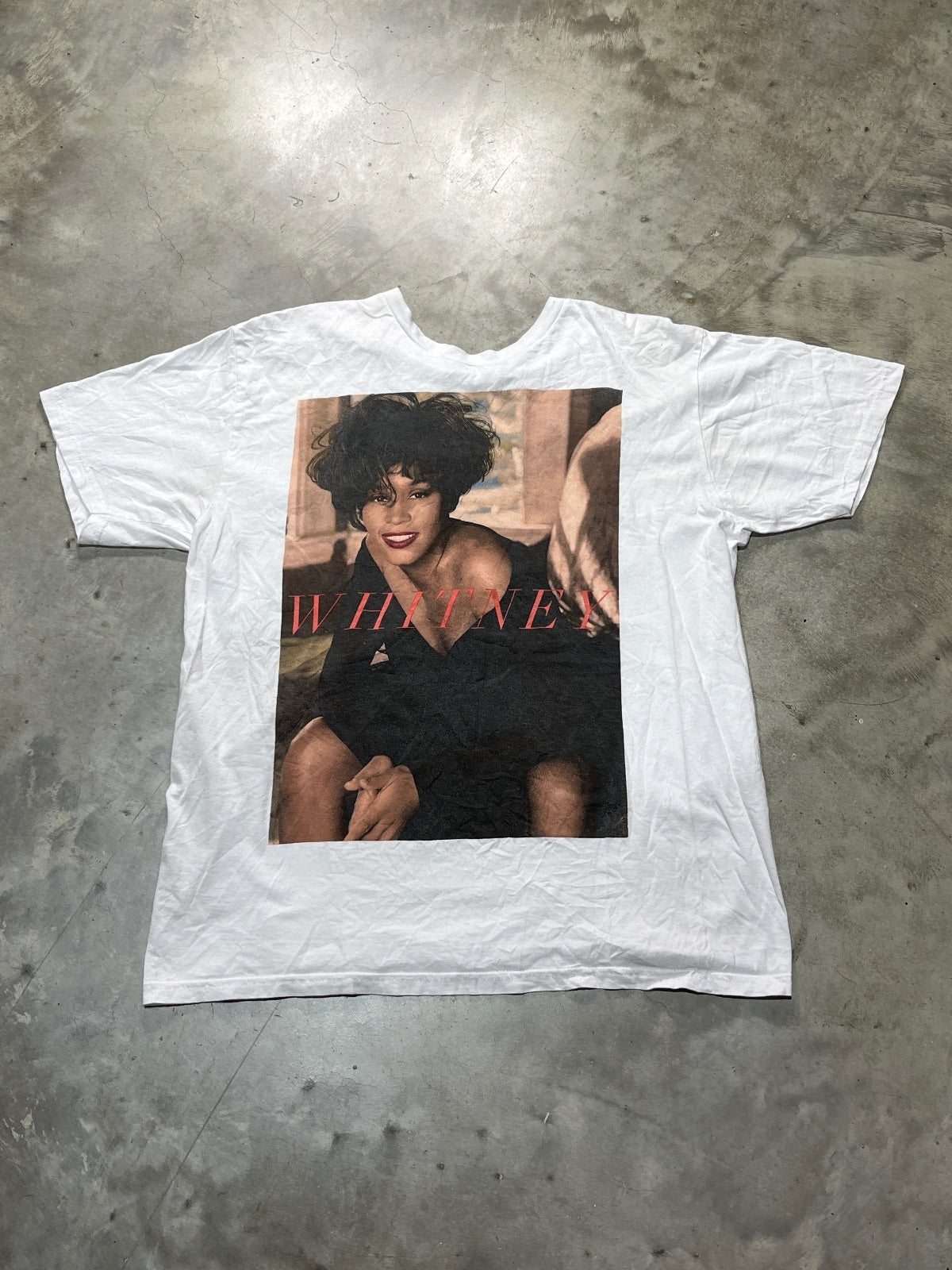Whitney Houston Preowned Large T-shirt
