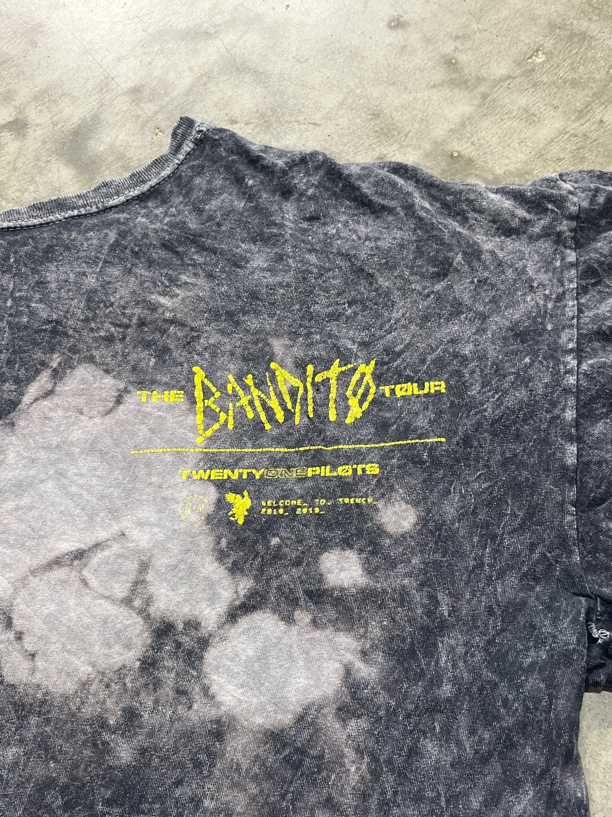 Twenty One Pilots Preowned XL Tie Dye T-shirt