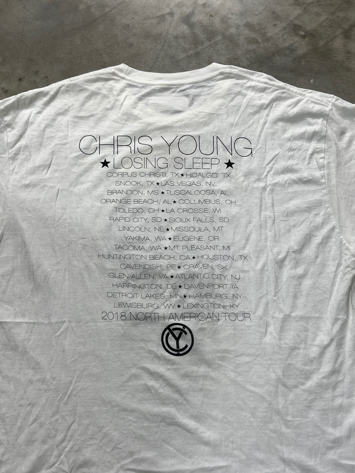 Chris Young Preowned 2XL T-shirt