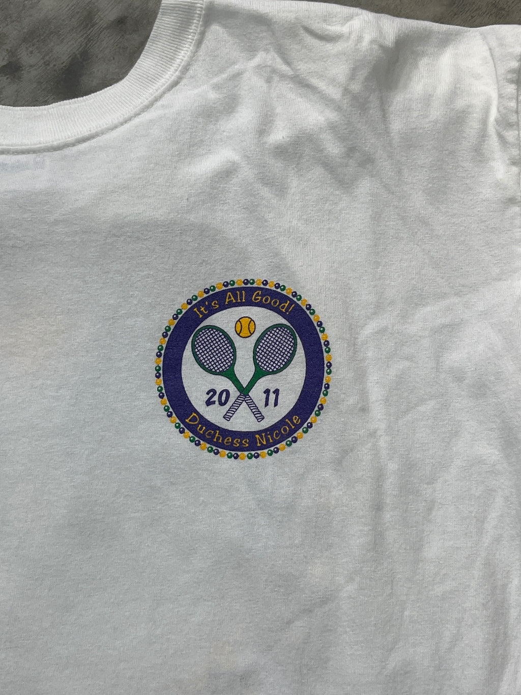 Vintage Krewe of Barataria Mardi Gras Preowned Long Sleeve Large T-shirt