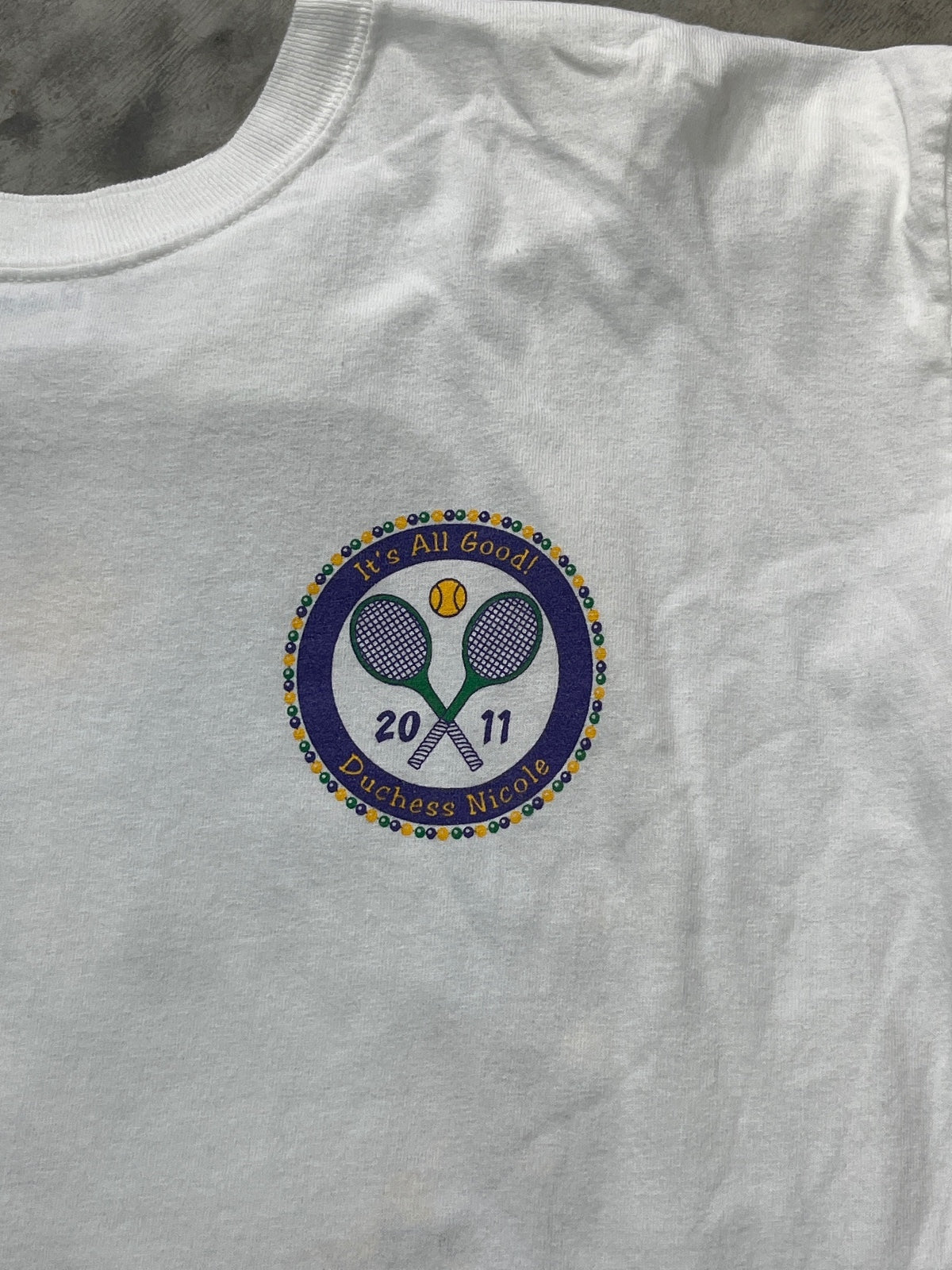Vintage Krewe of Barataria Mardi Gras Preowned Long Sleeve Large T-shirt