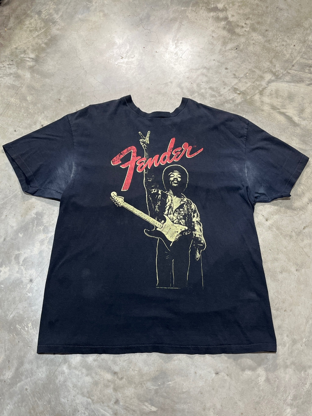 Jimi Hendrix Fender Preowned 2XL T-shirt