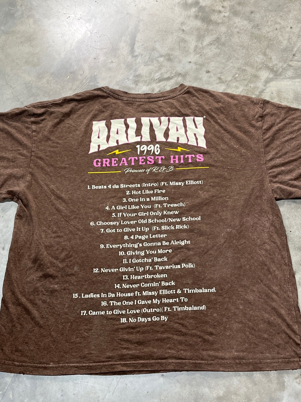 Aaliyah Preowned 2XL T-shirt