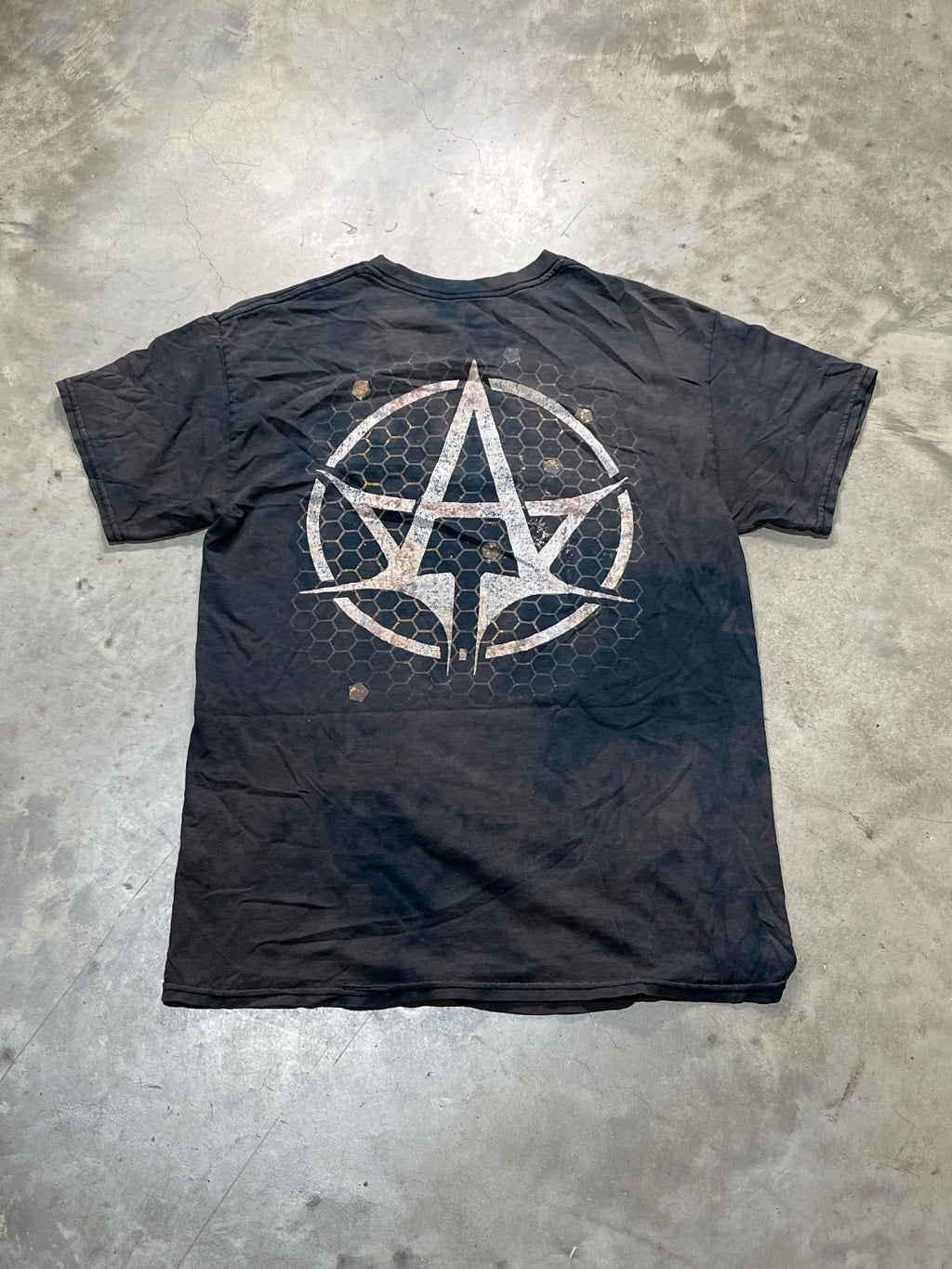 Allegaeon Preowned Large Tie Dye T-shirt