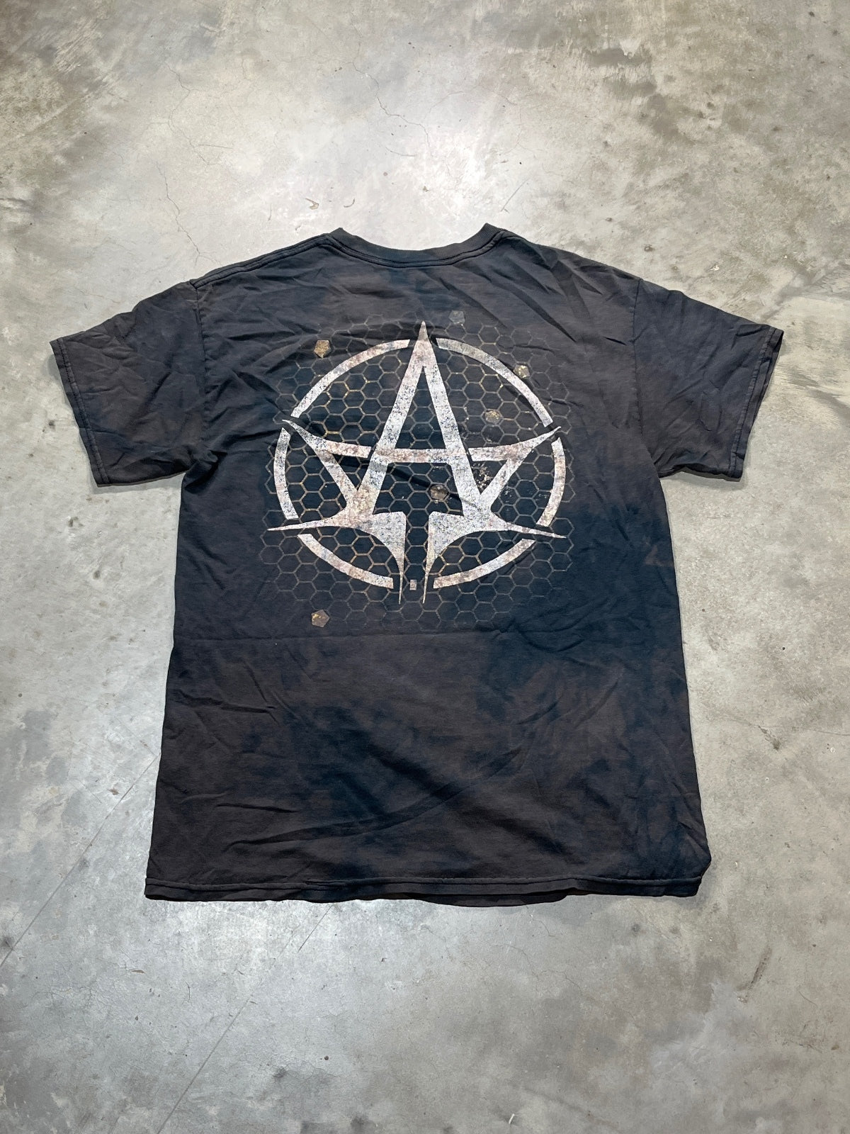Allegaeon Preowned Large Tie Dye T-shirt