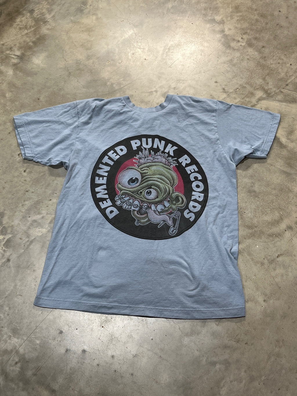Demented Punk Records Preowned Large T-shirt
