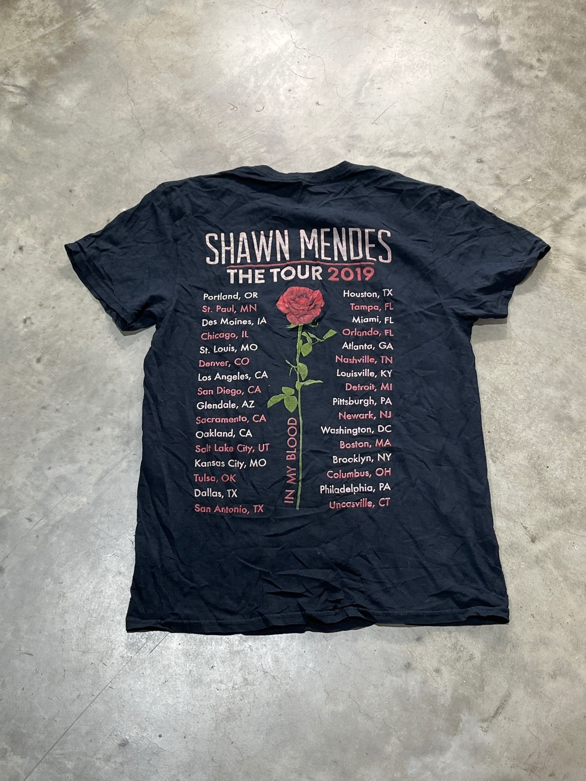 Shawn Mendes Preowned Small T-shirt