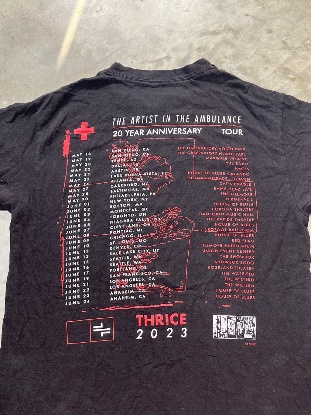 Thrice Preowned Large T-shirt