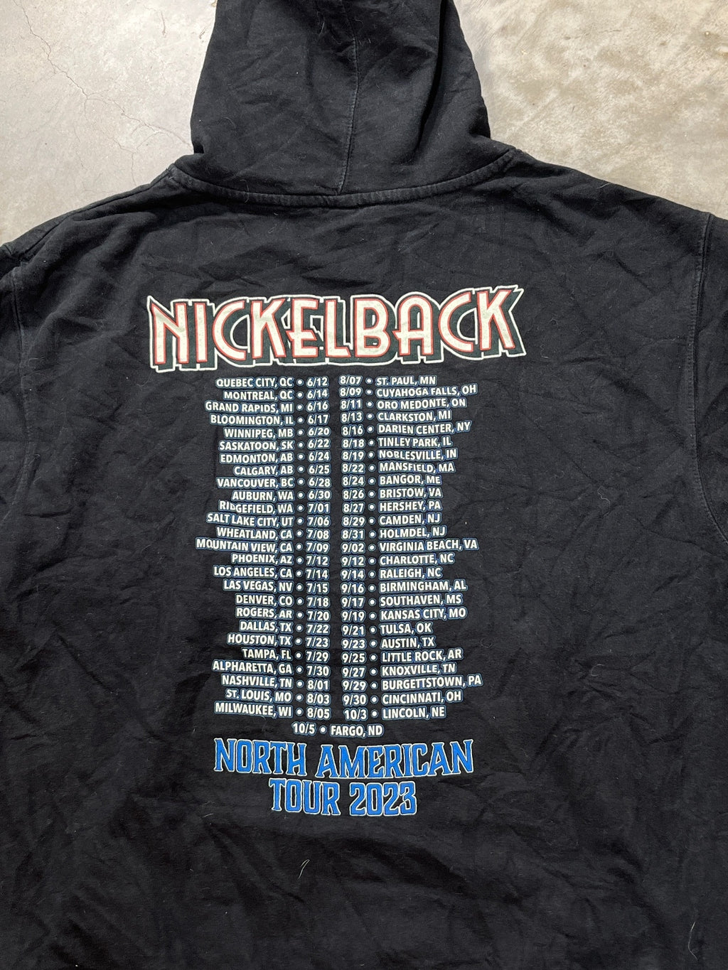 Nickelback Preowned Large Hoodie