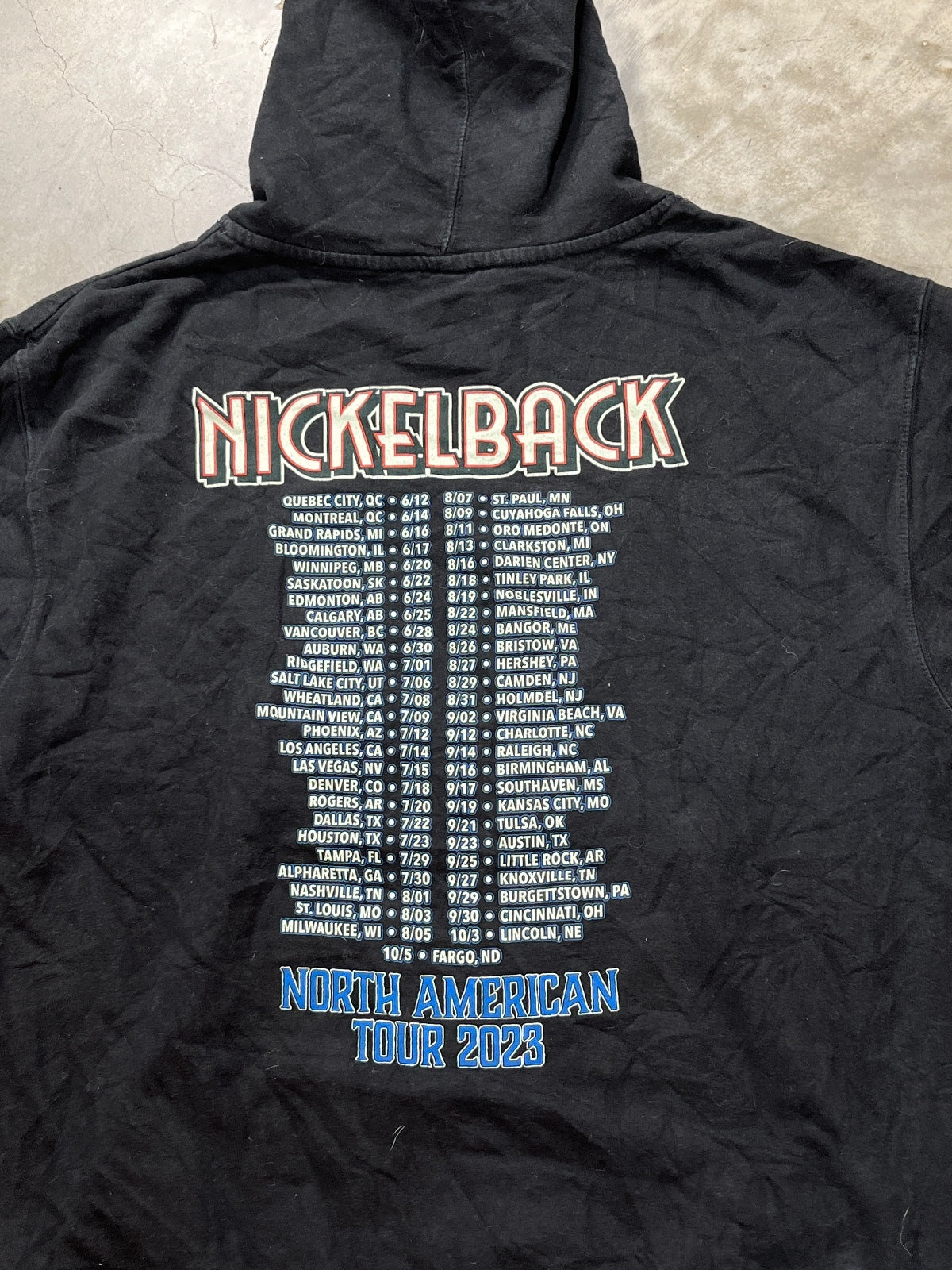 Nickelback Preowned Large Hoodie