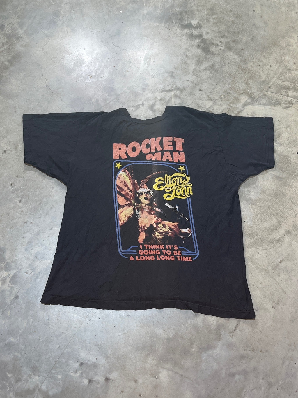 Elton John Preowned Large T-shirt