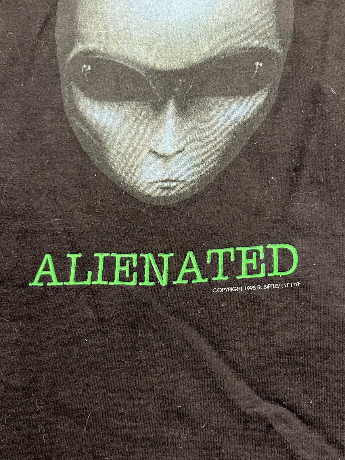 Vintage 1995 Alien Workshop Alienated Preowned XL T-shirt