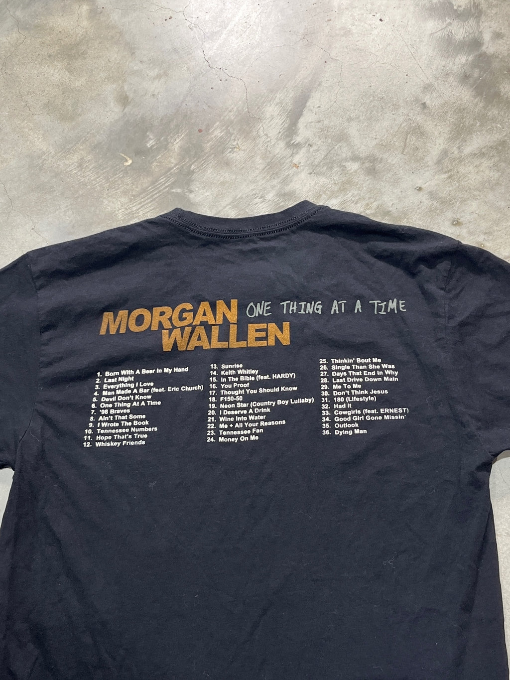 Morgan Wallen Preowned Medium T-shirt
