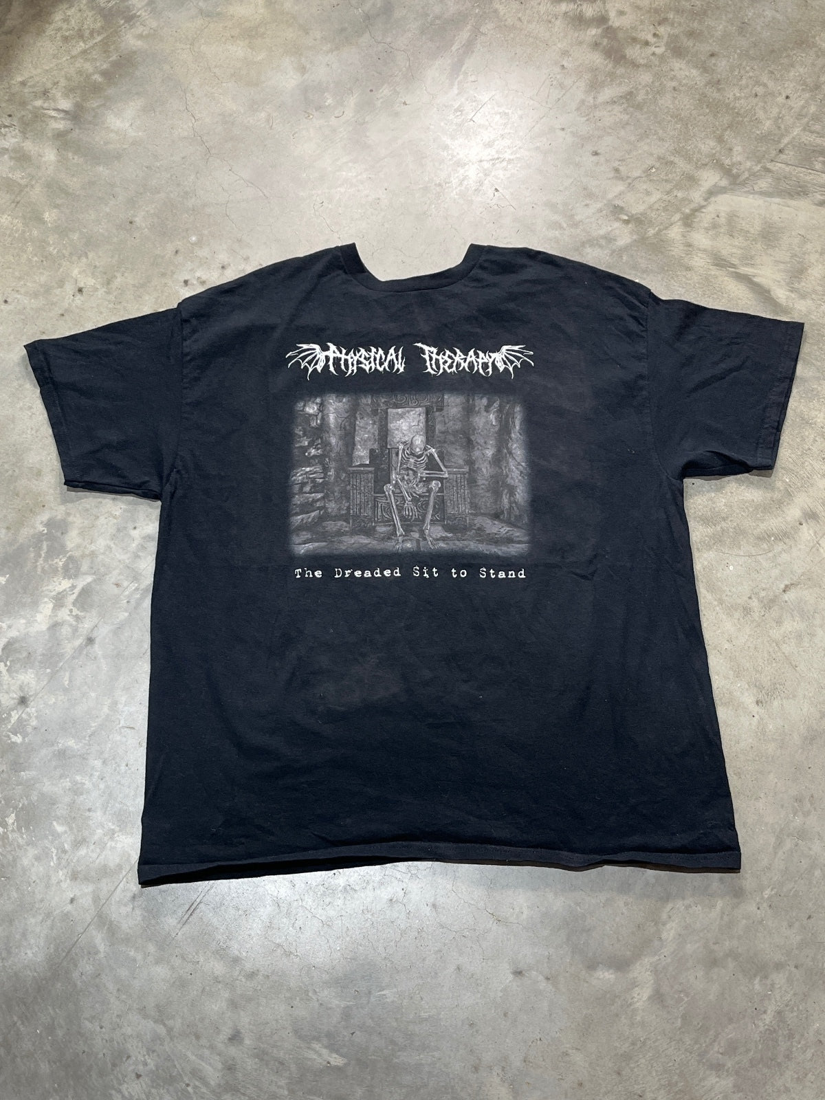 Gothic Physical Therapy Humor Preowned XL T-shirt