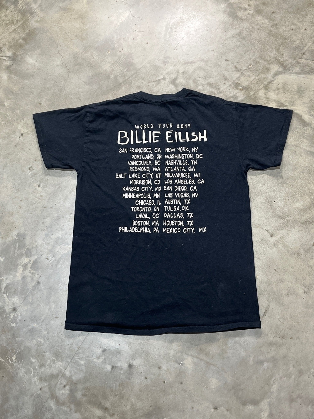 Billie Eilish Preowned Medium T-shirt
