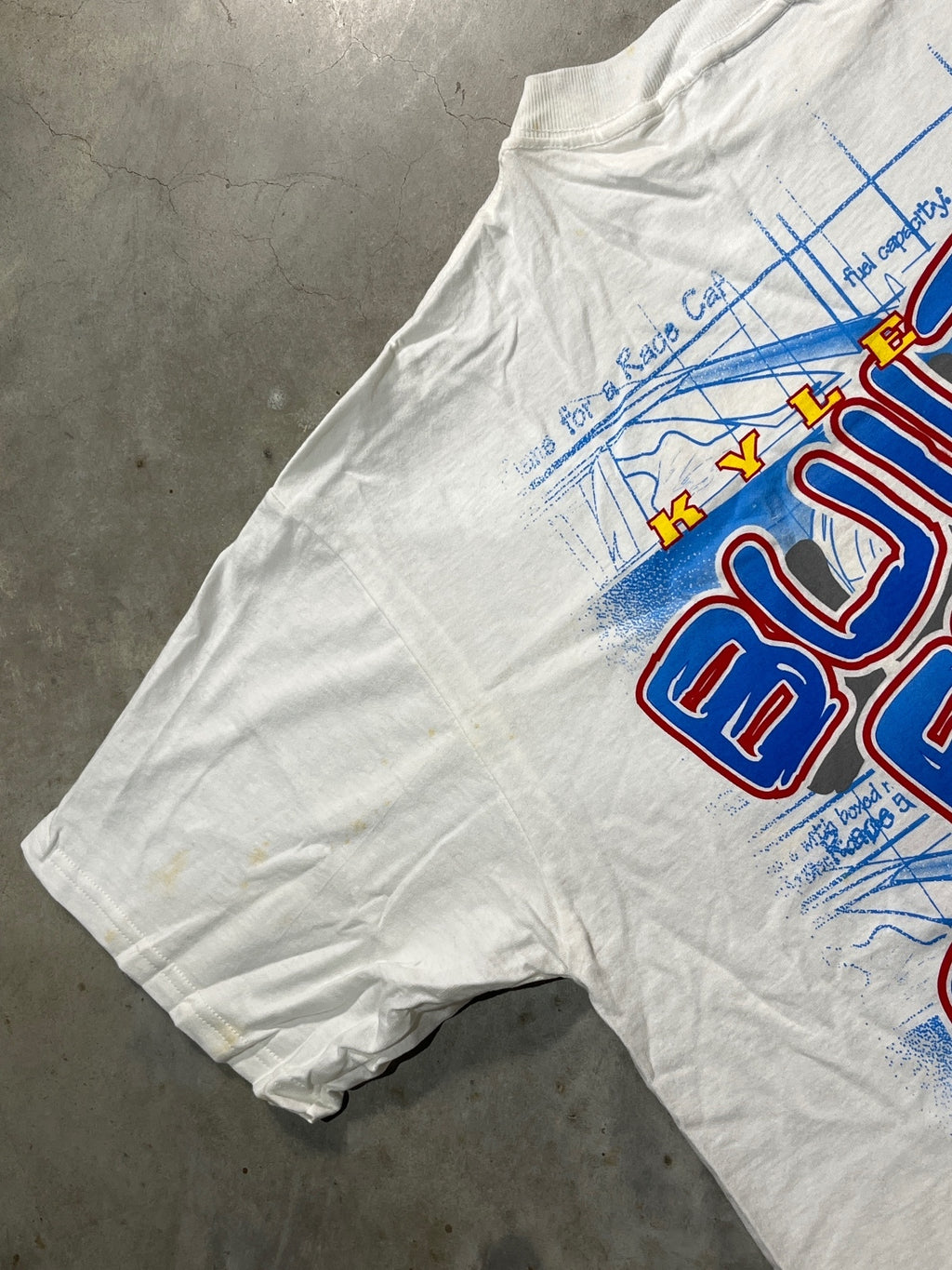 Vintage 1998 Kyle Petty Hot Wheels NASCAR Preowned XL T-shirt