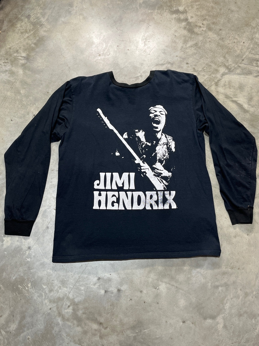 Jimi Hendrix Preowned Large Long Sleeve T-shirt