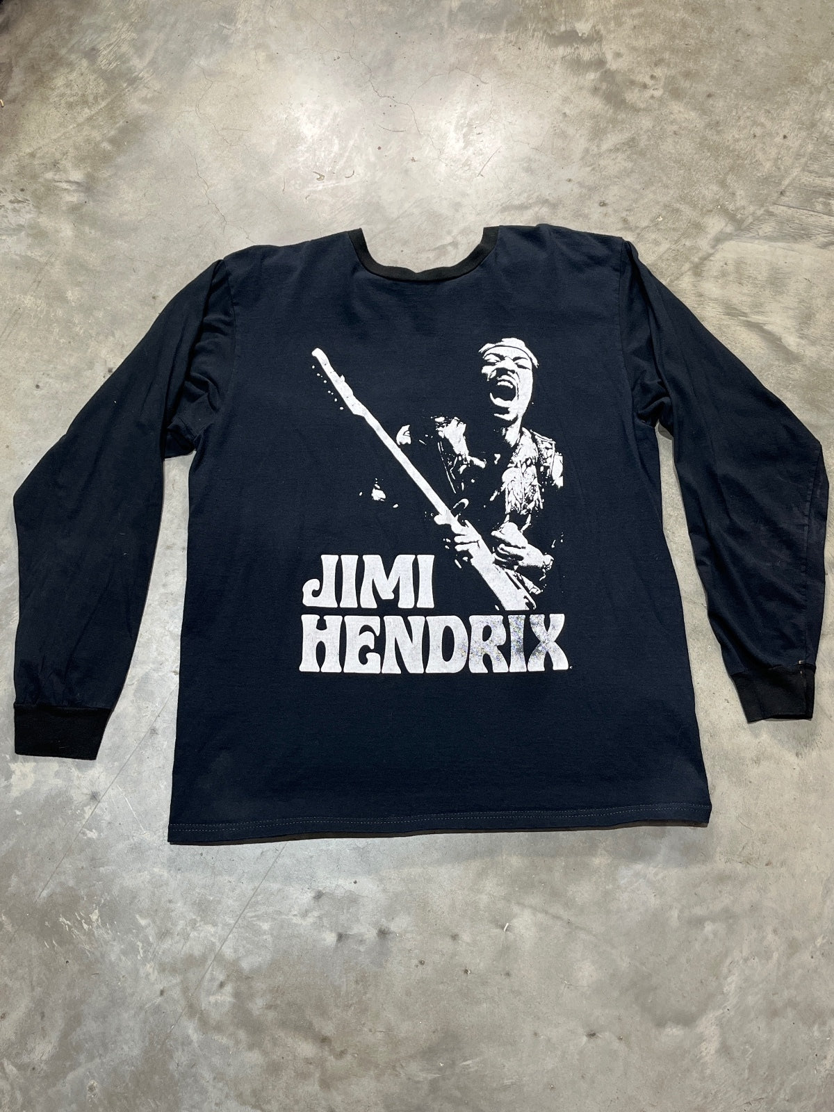 Jimi Hendrix Preowned Large Long Sleeve T-shirt