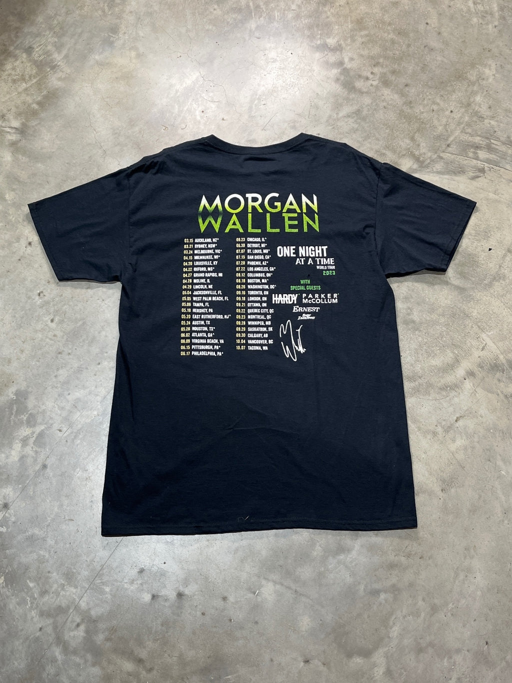 Morgan Wallen Preowned Large T-shirt