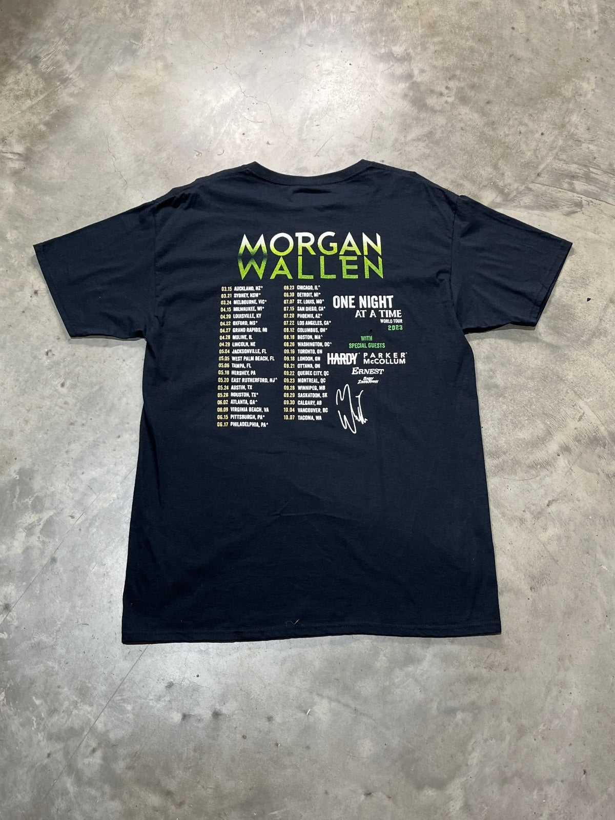 Morgan Wallen Preowned Large T-shirt