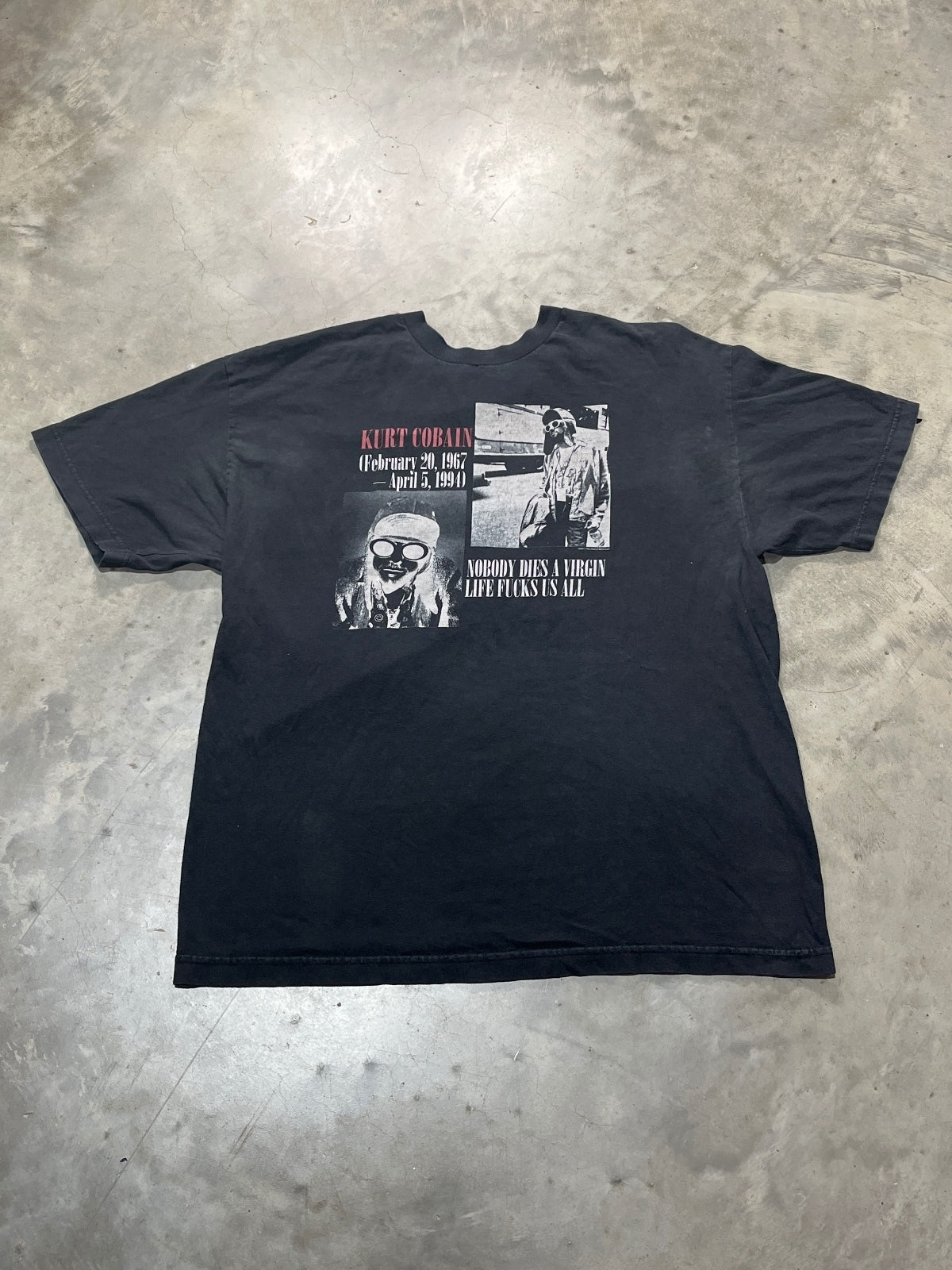 Kurt Cobain Preowned XL T-shirt