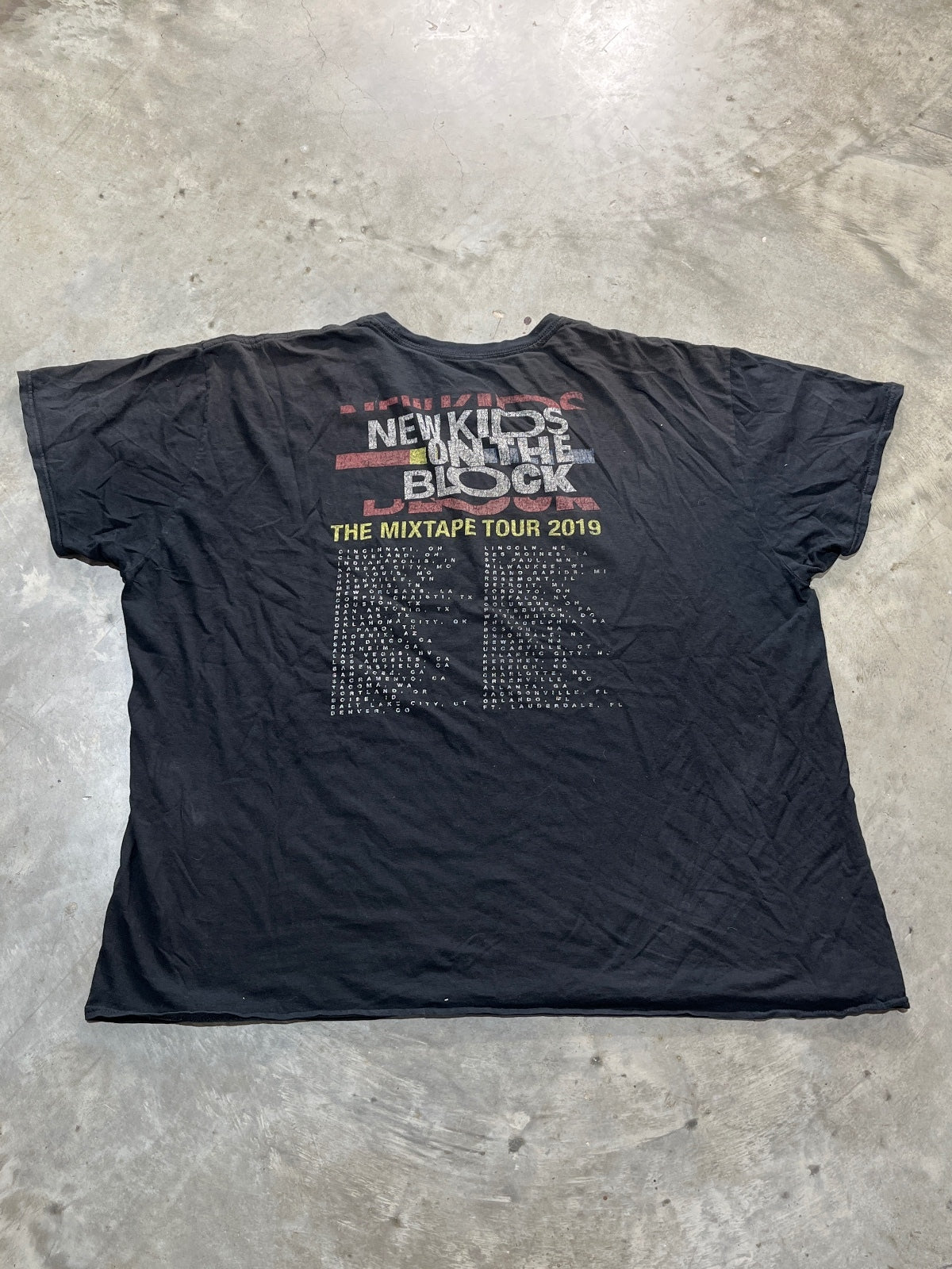 New Kids On The Block Preowned 3XL T-shirt