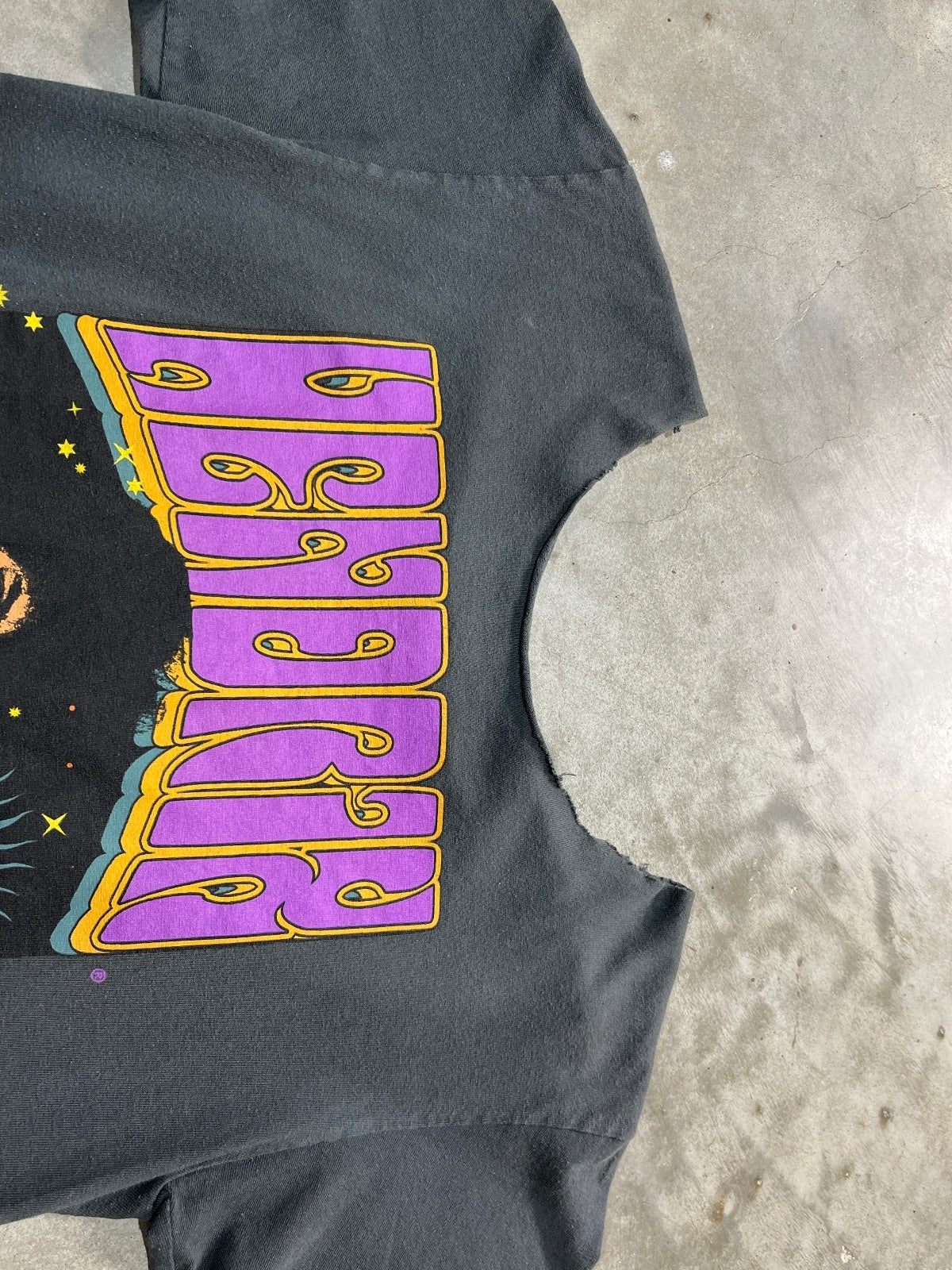 Jimi Hendrix Preowned Medium Cropped Neckline T-shirt