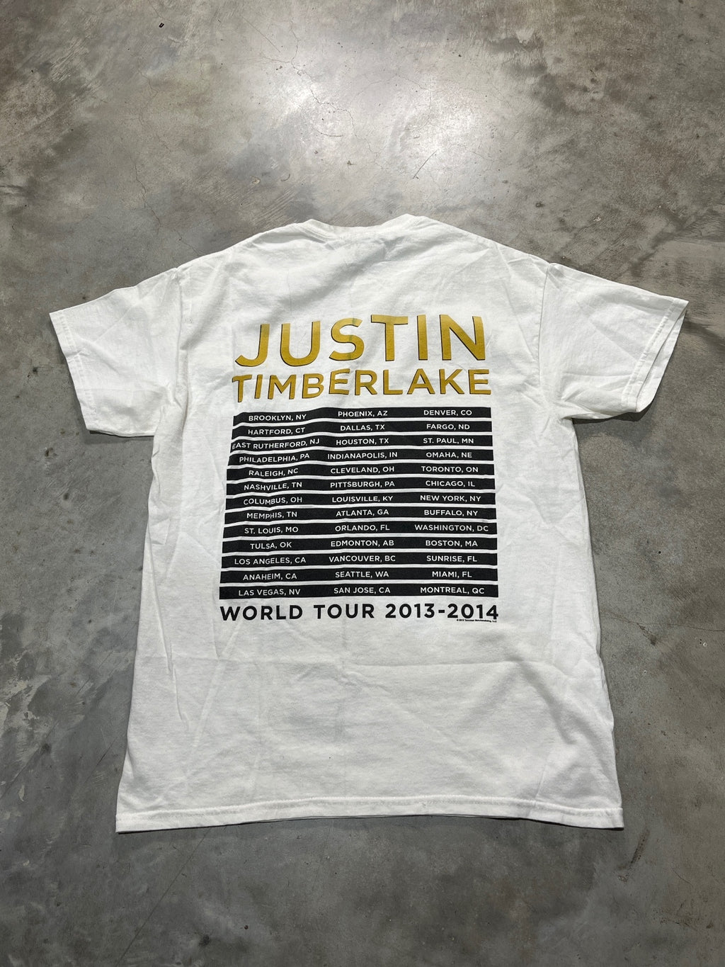 Justin Timberlake Preowned Medium T-shirt
