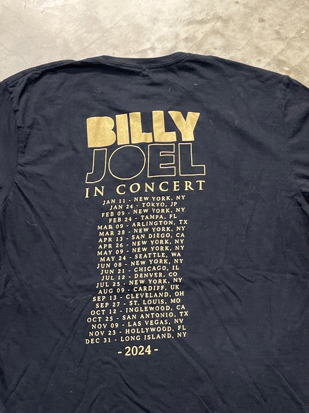 Billy Joel Preowned Large T-shirt
