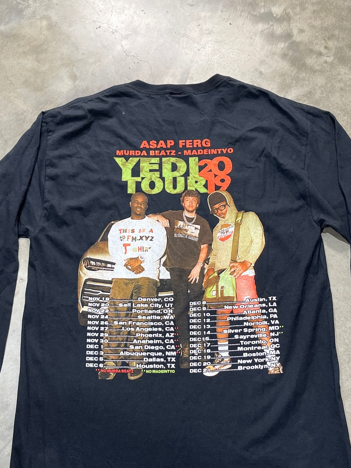 A$AP Ferg Preowned Medium Long Sleeve T-shirt
