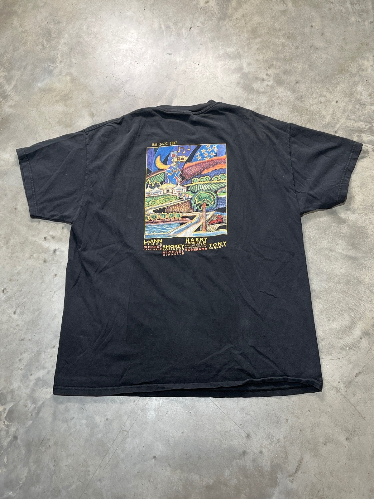 New Orleans Jazz Festival Preowned XL T-shirt