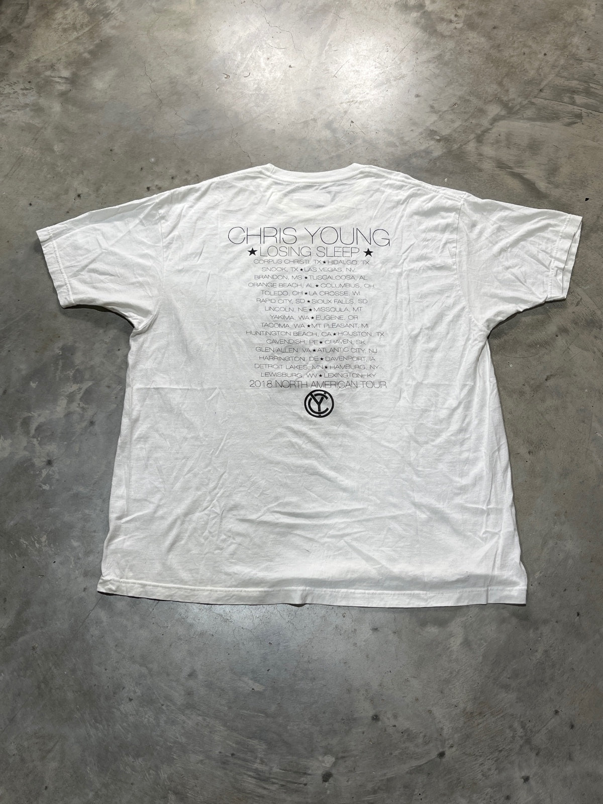 Chris Young Preowned 2XL T-shirt