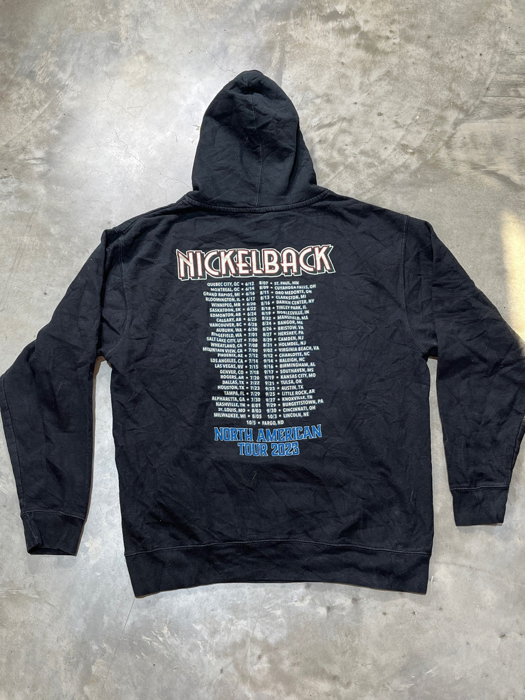 Nickelback Preowned Large Hoodie