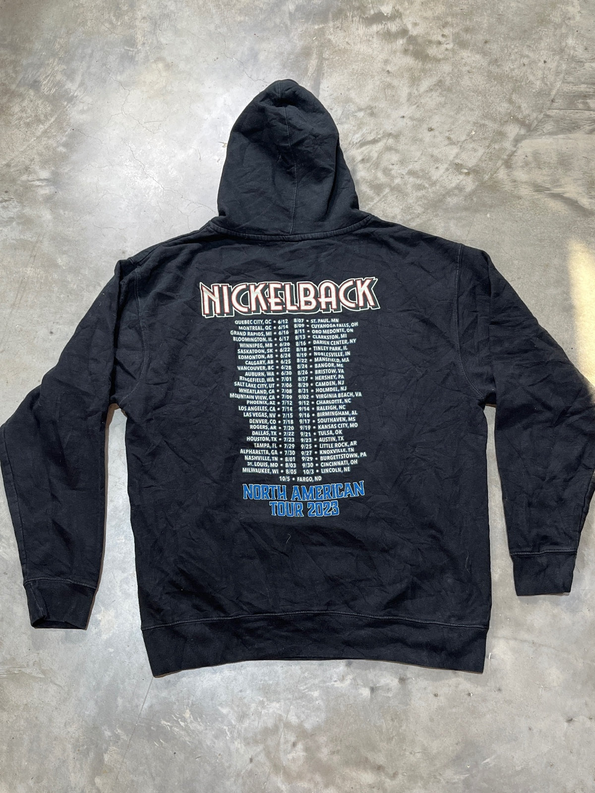 Nickelback Preowned Large Hoodie