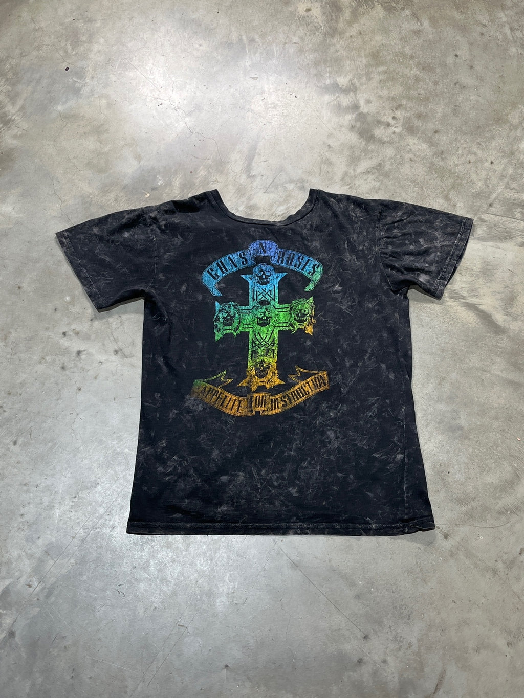 Guns N Roses Preowned Small Tie Dye T-shirt