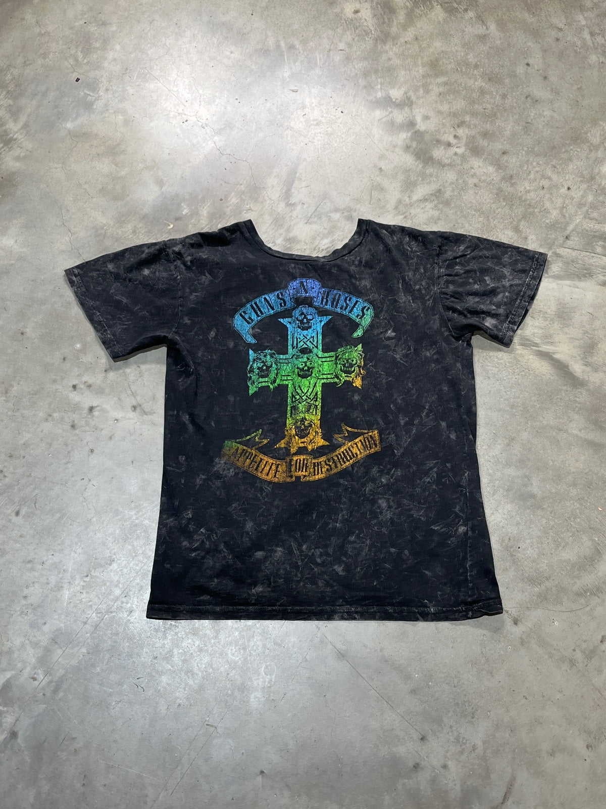 Guns N Roses Preowned Small Tie Dye T-shirt