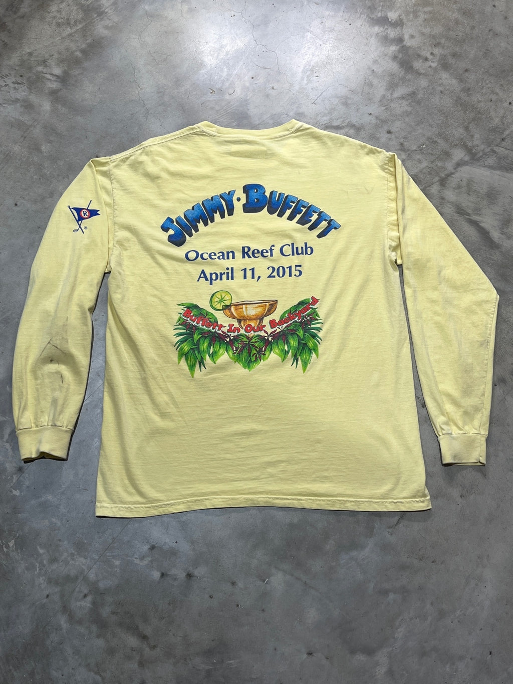 Jimmy Buffett Preowned Large Long Sleeve T-shirt
