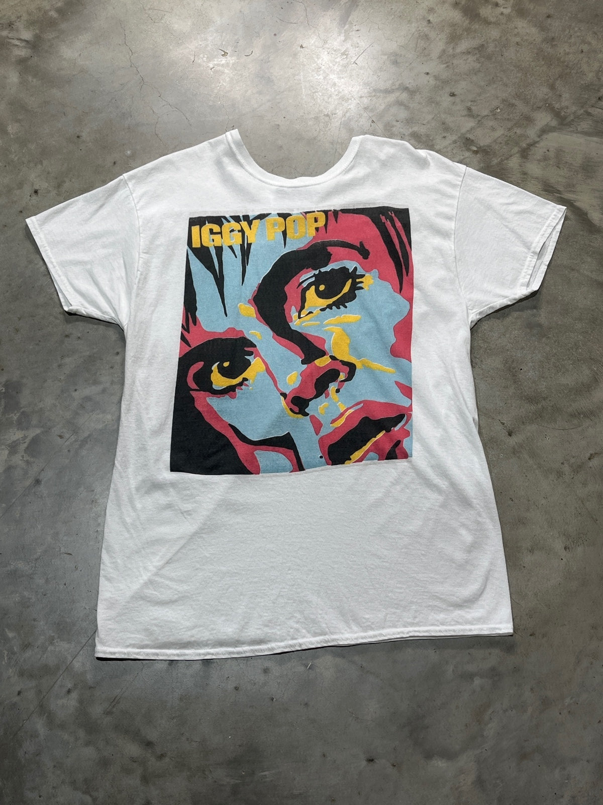Iggy Pop Preowned Large T-shirt