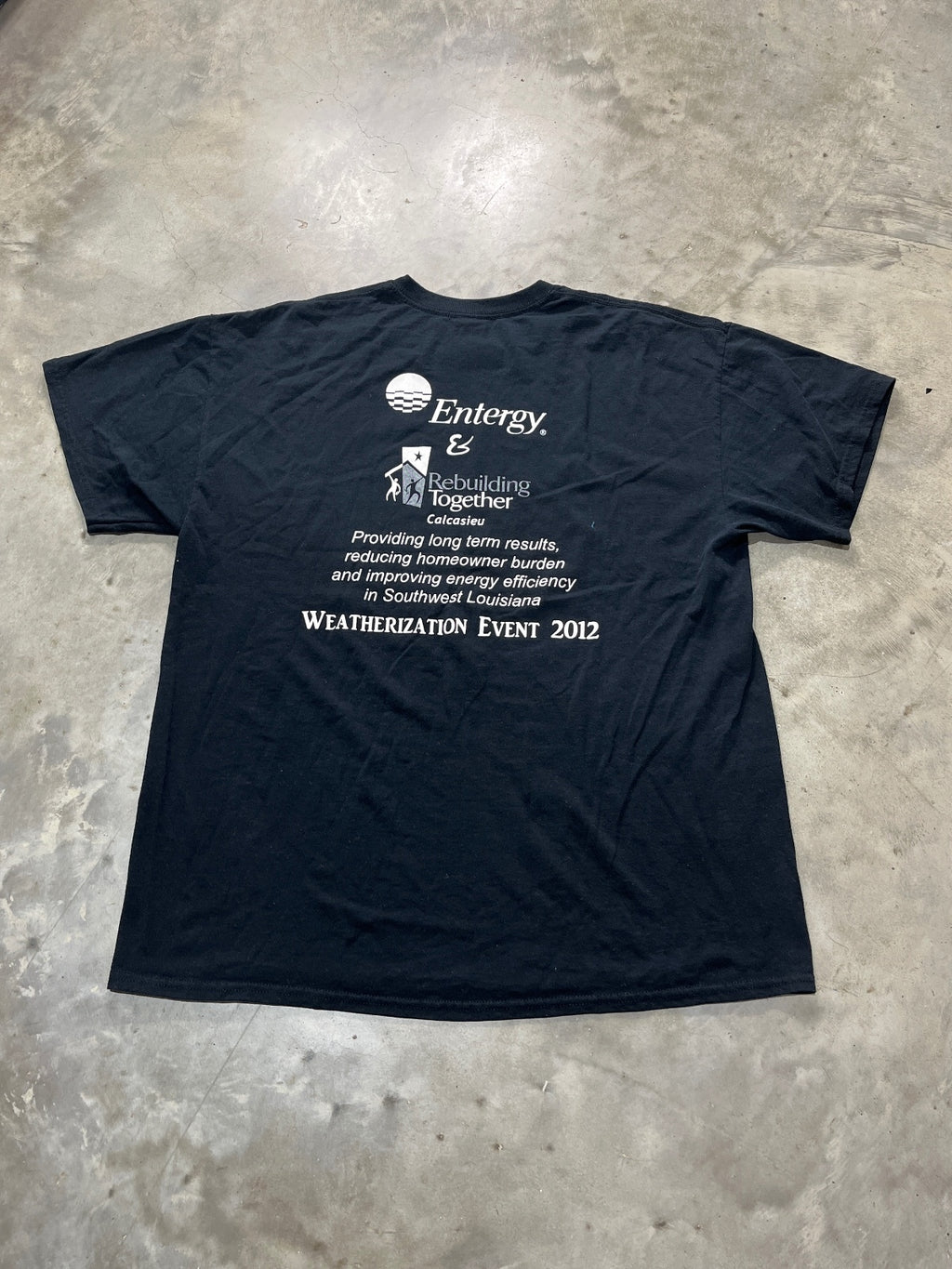 Entergy Calcasieu Rebuild Together Preowned XL T-shirt