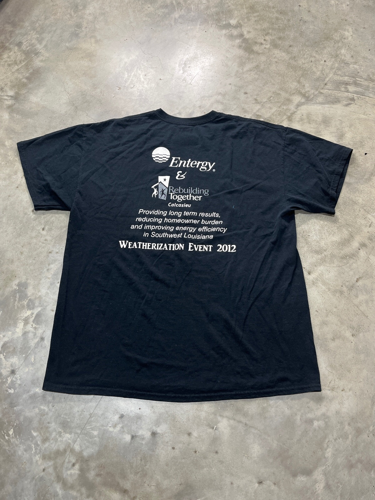 Entergy Calcasieu Rebuild Together Preowned XL T-shirt