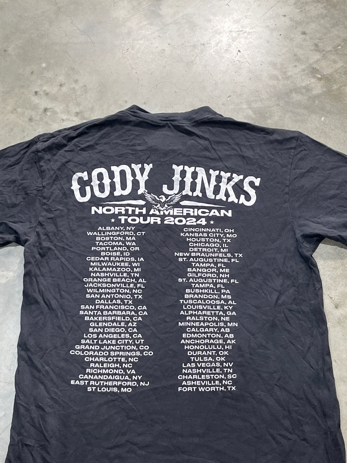 Cody Jinks Preowned Large T-shirt