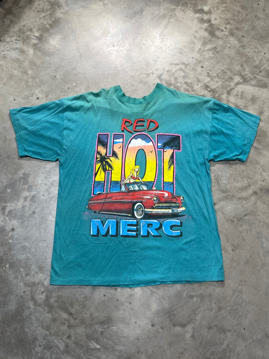 Vintage 1992 Red Hot Merc Preowned XL T-shirt