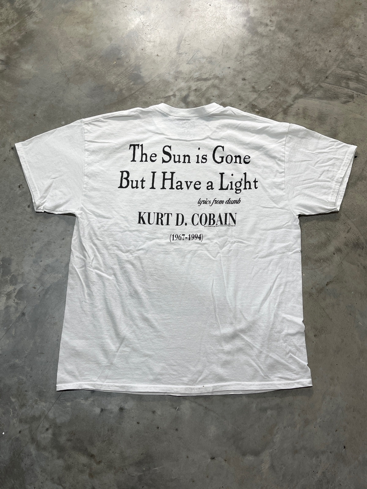 Kurt Cobain Preowned XL T-shirt