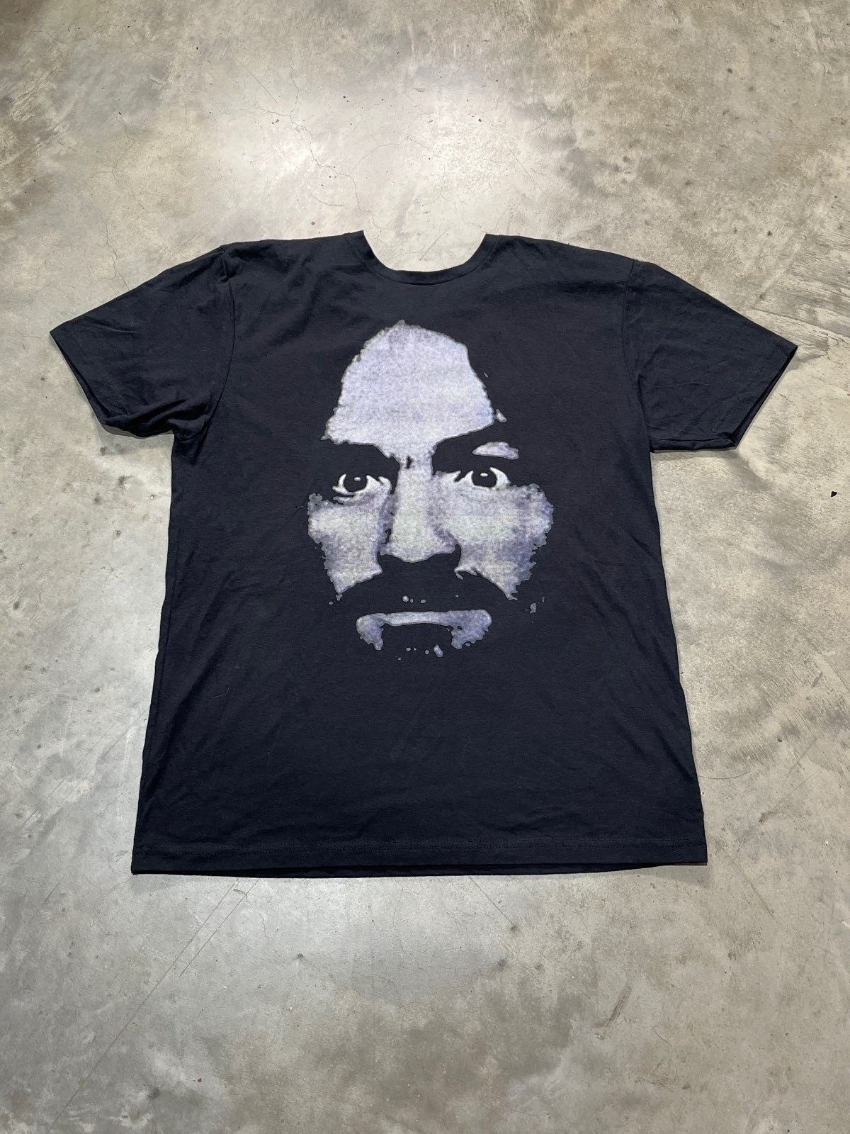 Charles Manson Preowned Large T-shirt