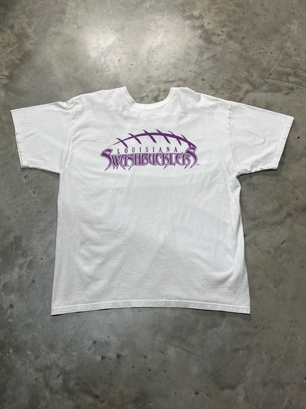 Vintage Louisiana Swashbucklers Preowned XL T-shirt