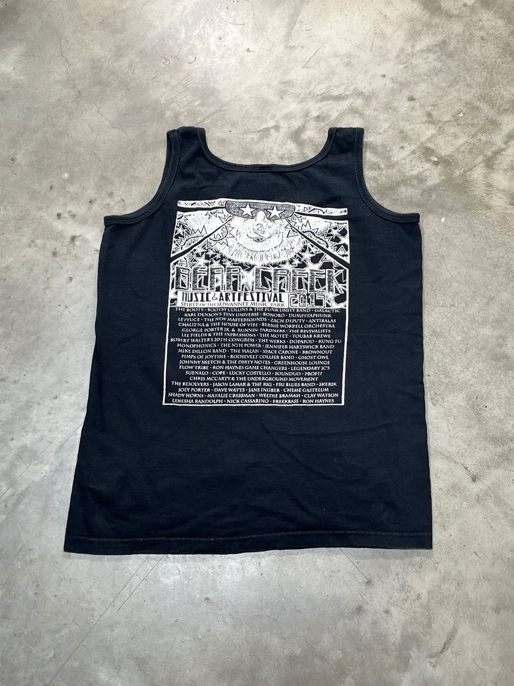 Bear Creek Music & Art Festival 2013 Preowned Small Tank Top T-shirt