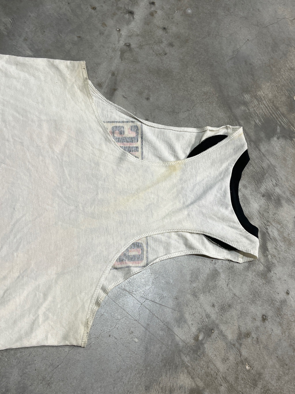 The Rolling Stones Preowned Small Ringer Tank Top T-shirt