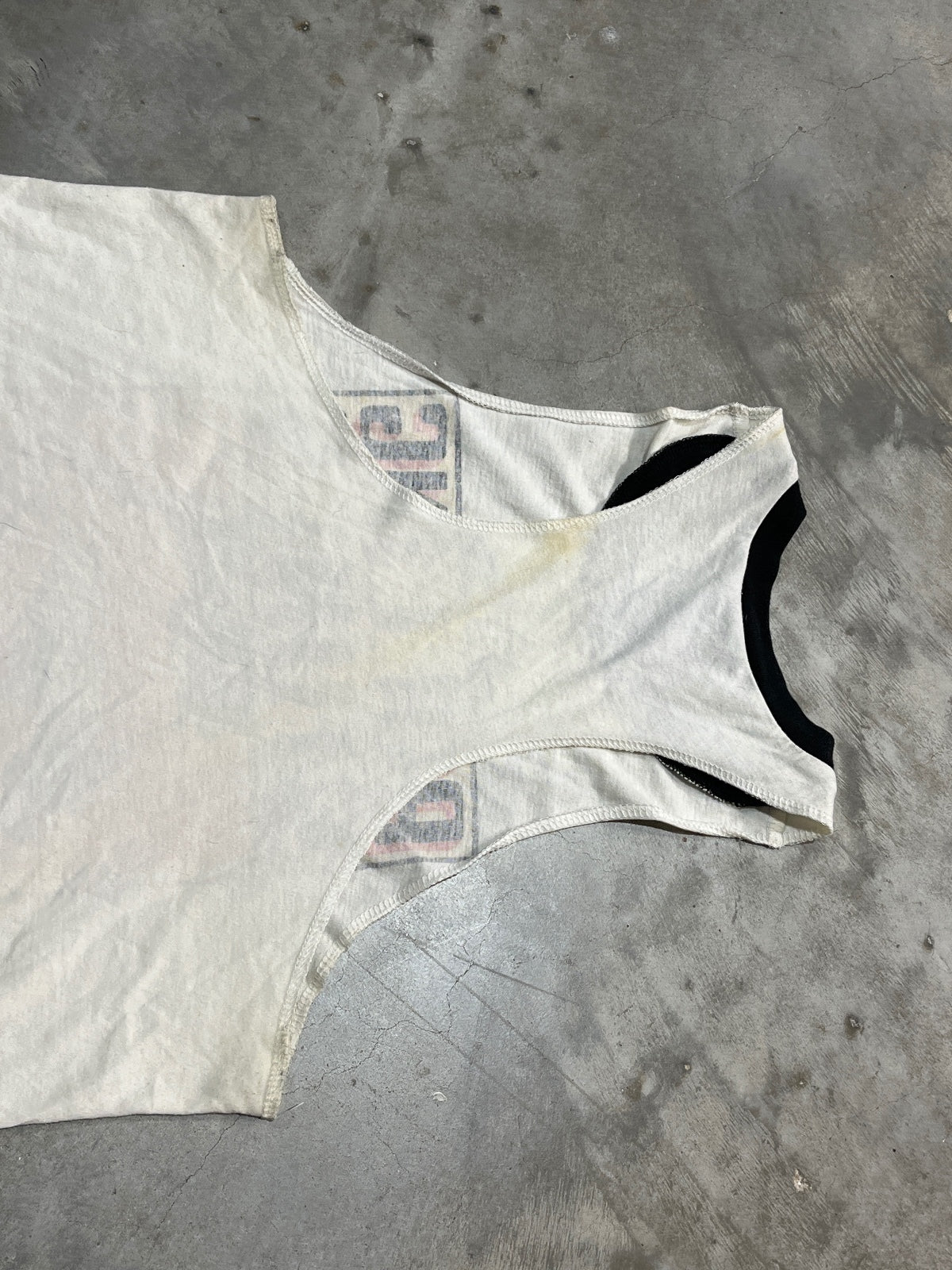 The Rolling Stones Preowned Small Ringer Tank Top T-shirt