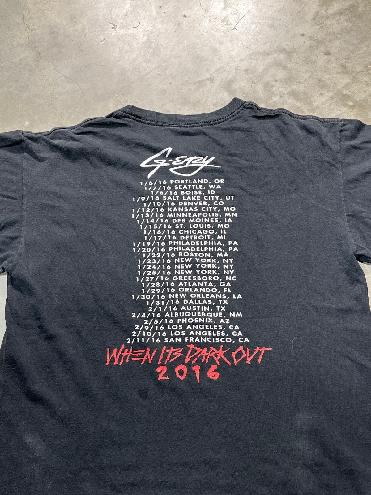 G-Eazy Preowned Large T-shirt