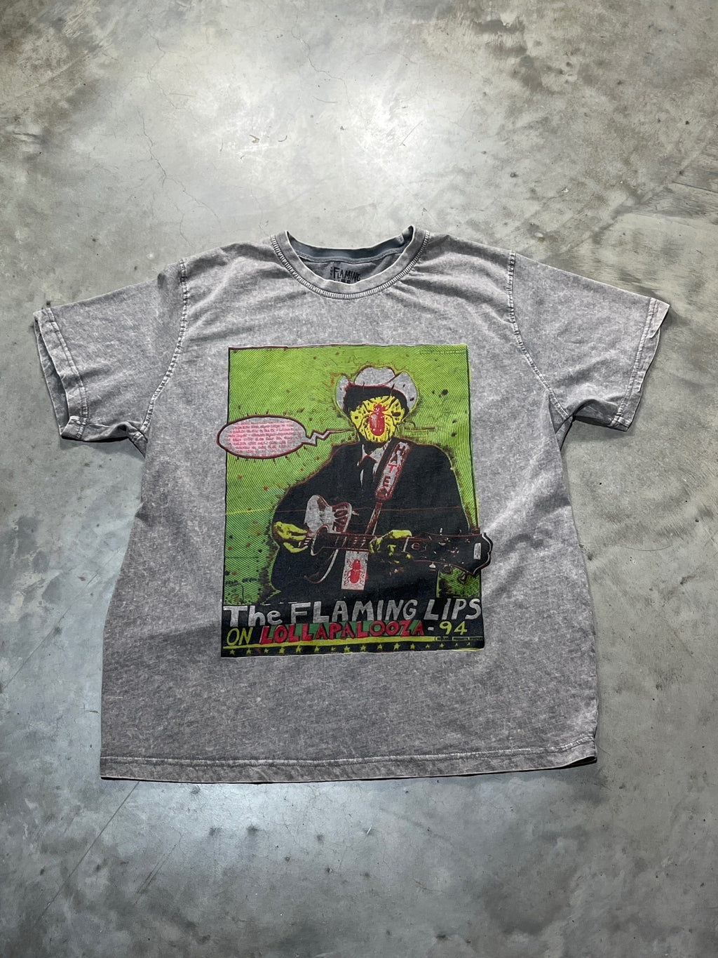 The Flaming Lips x Lollapalooza Preowned Large Tie Dye T-shirt